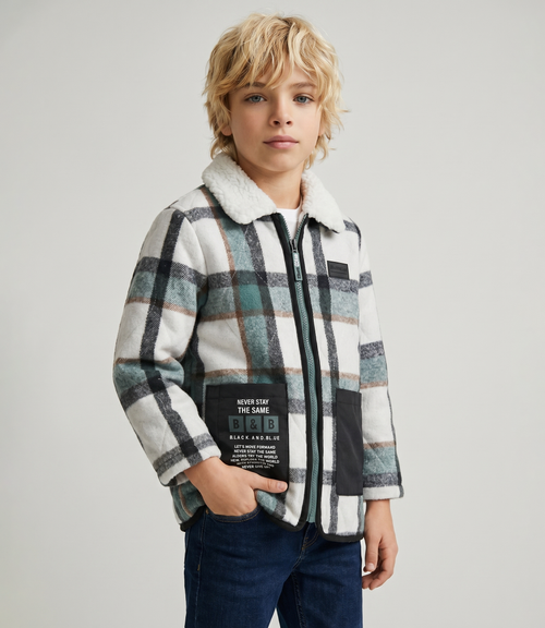 Abrigo niño acolchado 2 años / Petróleo