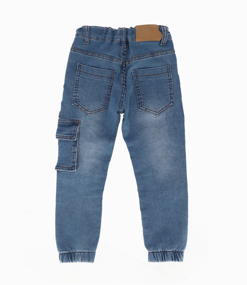 Jeans niño jogger 2 años / Celeste