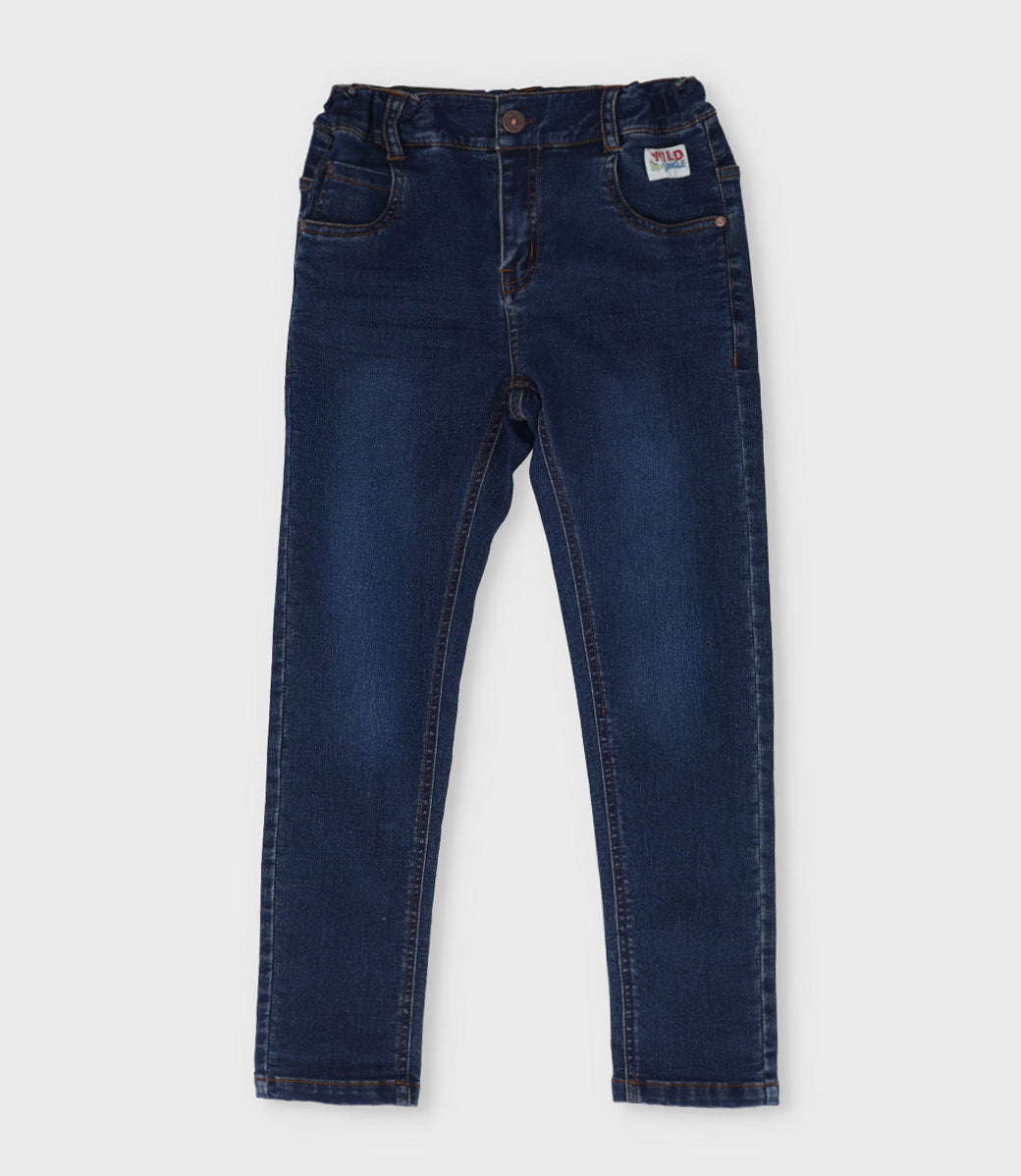 Jeans niño recto 2 años / Azul Marino