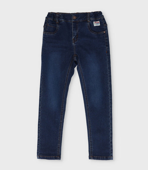 Jeans niño recto 2 años / Azul Marino