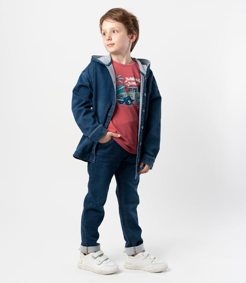 Jeans niño baggy 2 años / Azul Marino
