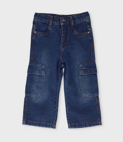 Jeans niño cargo