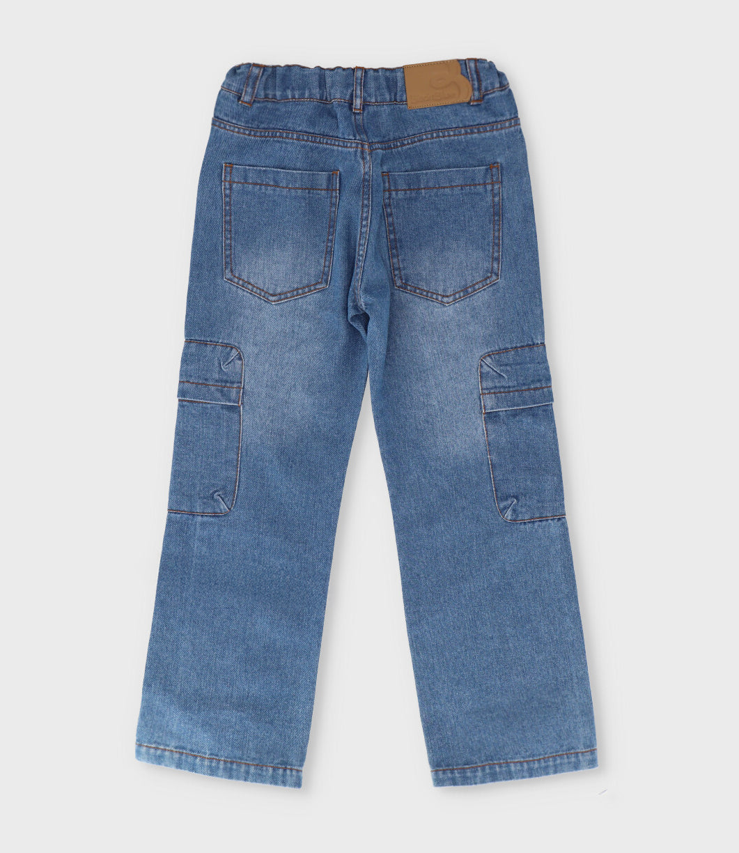 Jeans niño cargo 2 años / Celeste