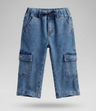Jeans niño cargo wide leg