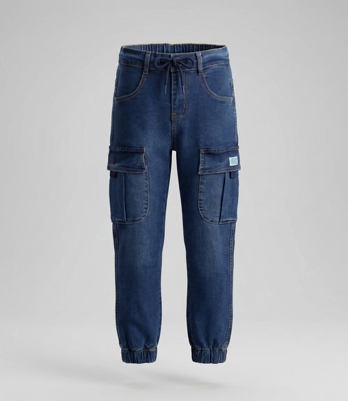 Jeans niño jogger 2 años / Azul