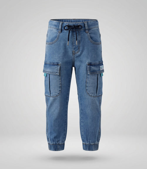 Jeans niño jogger 2 años / Celeste