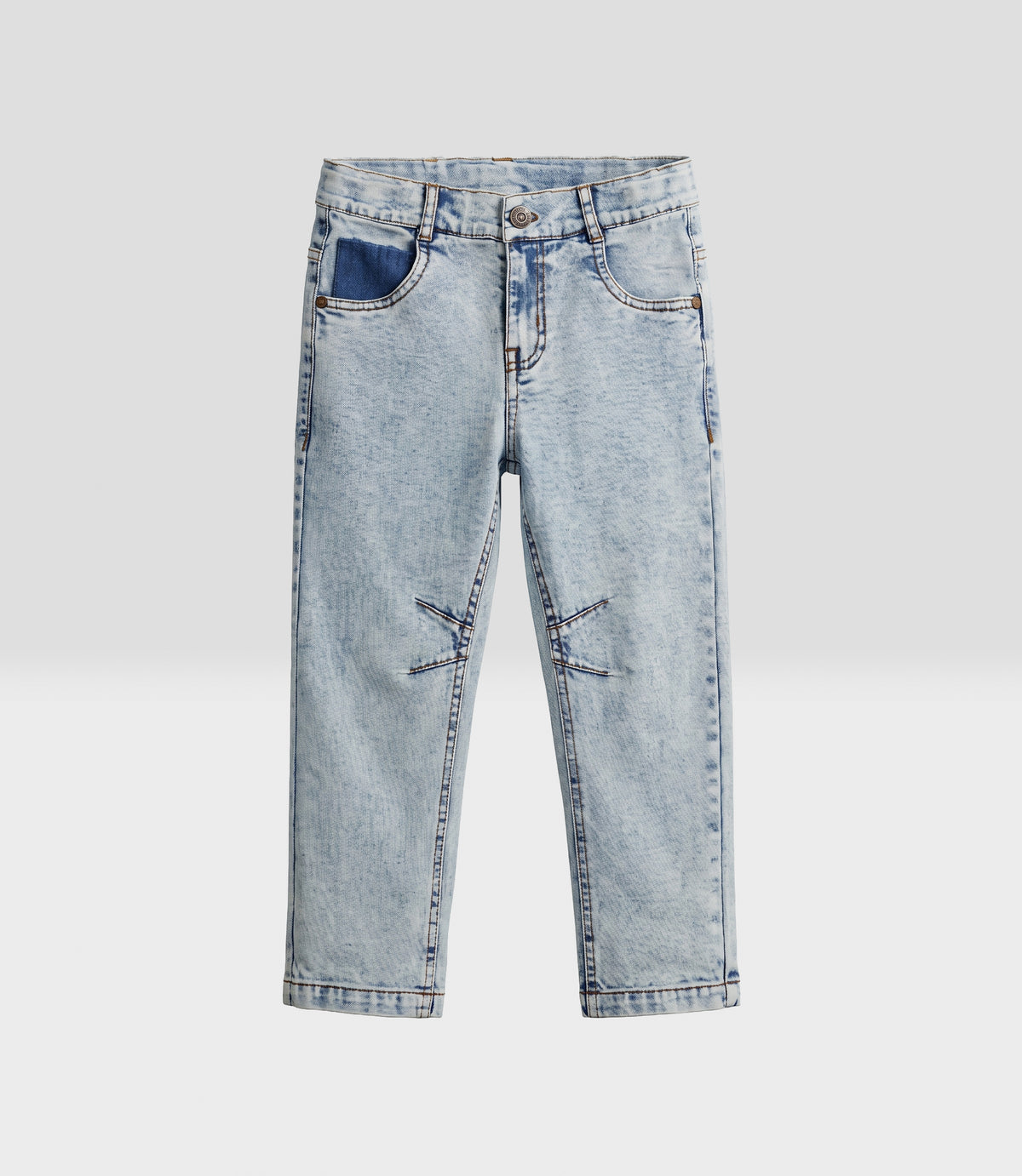 Jeans niño baggy 2 años / Celeste