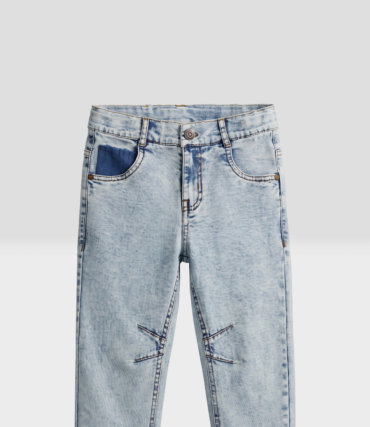 Jeans niño baggy 2 años / Celeste
