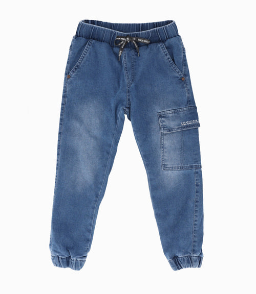 Jeans niño cargo 2 años / Celeste