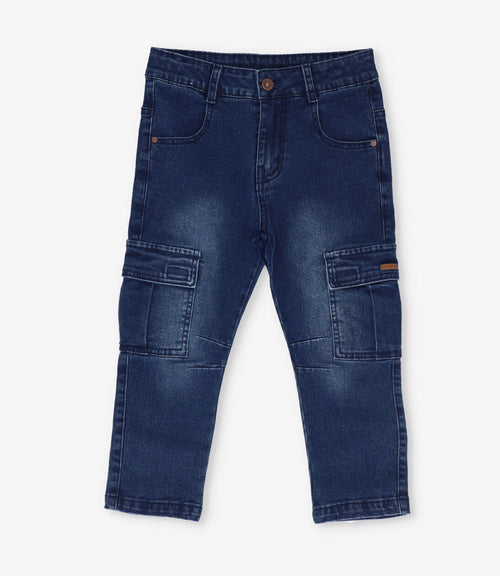 Jeans niño cargo