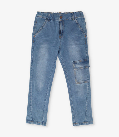 Jeans niño cargo