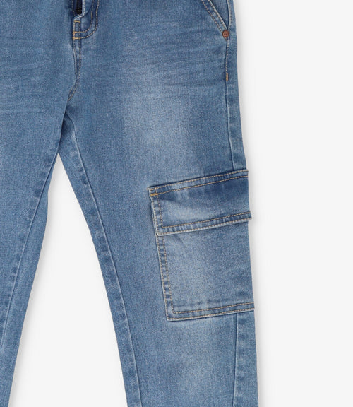 Jeans niño cargo