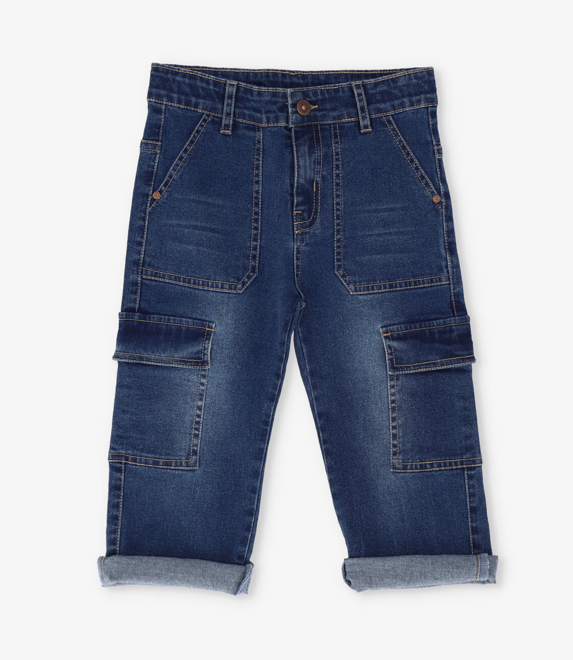 Jeans niño wide leg 2 años / Azul Marino