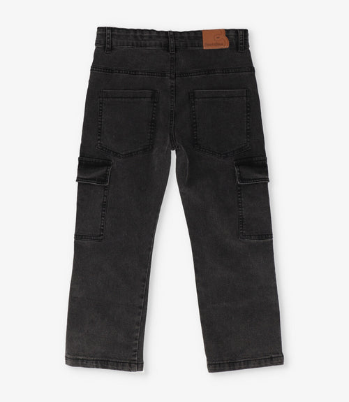 Jeans niño wide leg 2 años / Gris