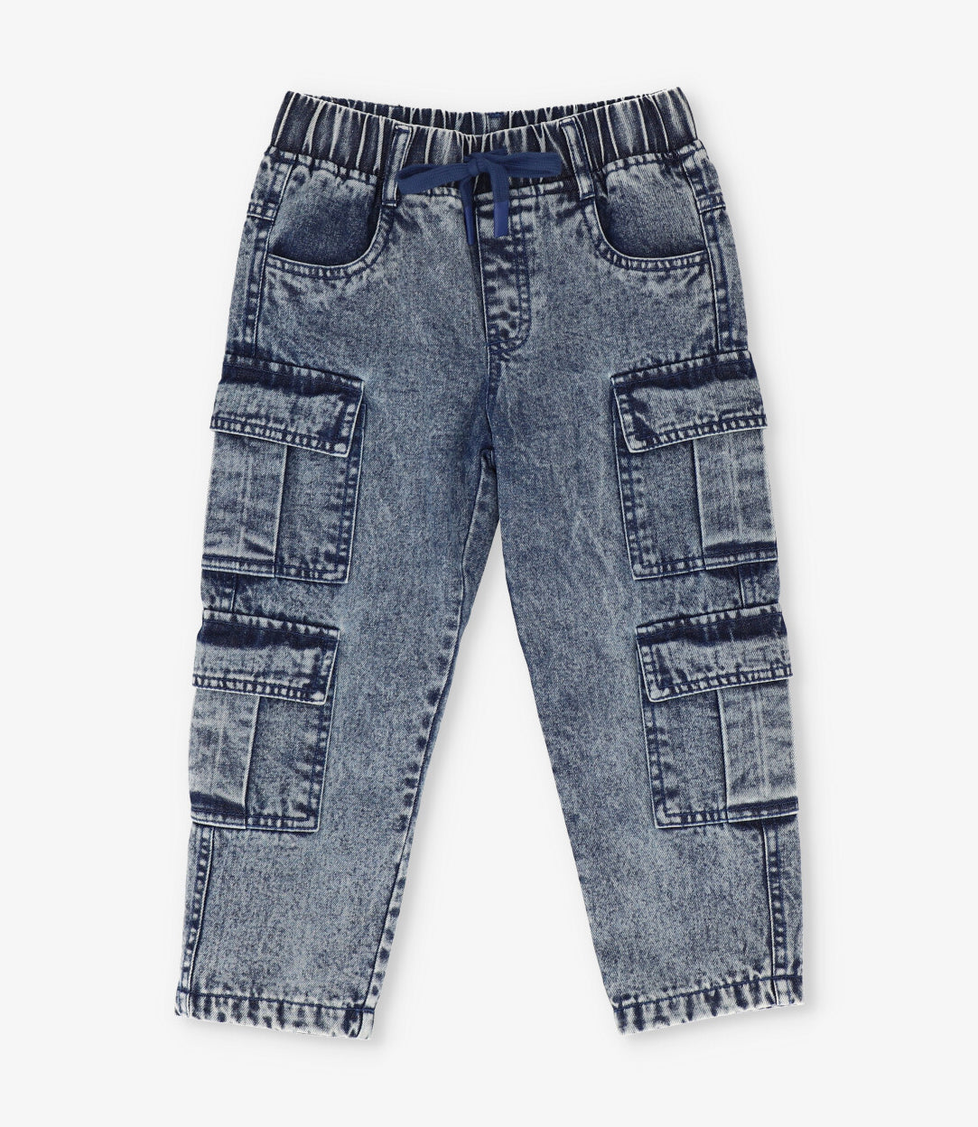Jeans niño cargo 2 años / Celeste