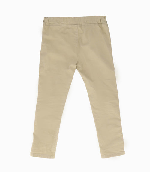 Pantalón niño con cinturón 2 años / Beige