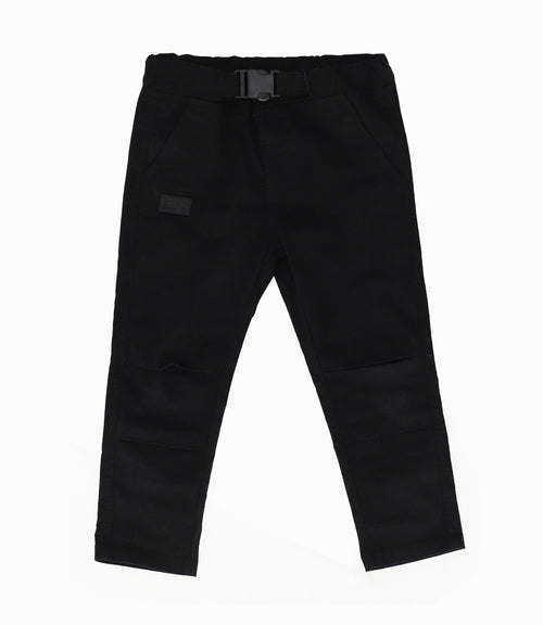 Pantalón niño con cinturón 2 años / Negro