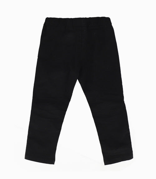 Pantalón niño con cinturón 2 años / Negro