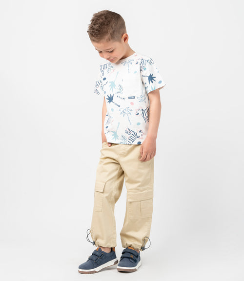 Pantalón niño cargo 2 años / Beige