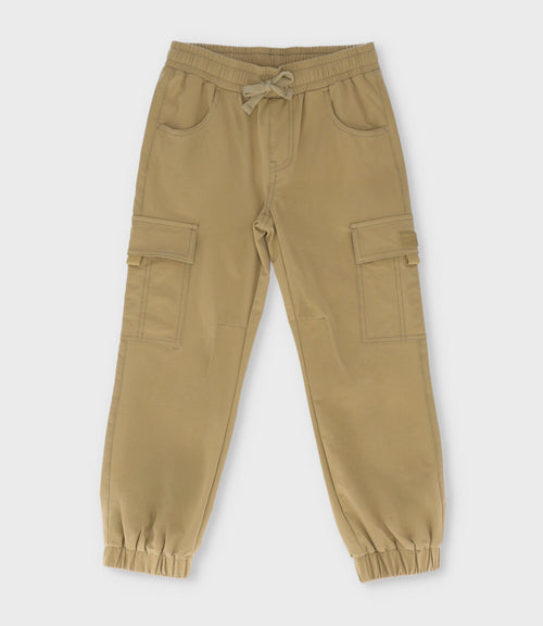 Pantalón niño jogger 2 años / Beige