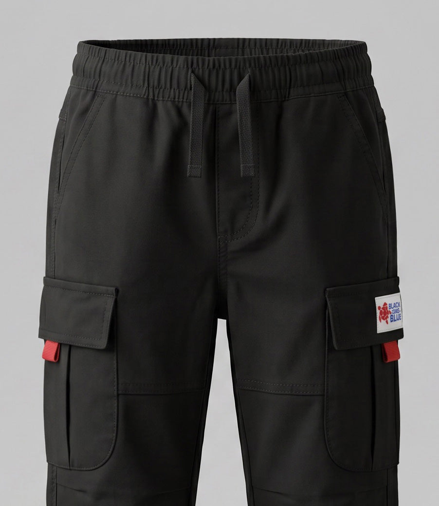 Pantalón niño cargo 2 años / Negro