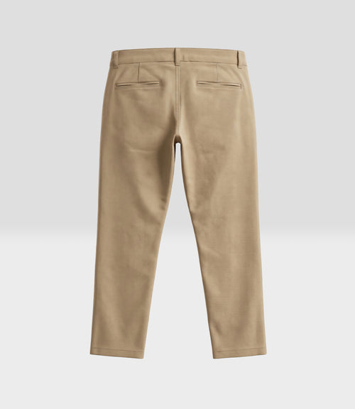 Pantalón pitillo niño con bolsillos 2 años / Beige