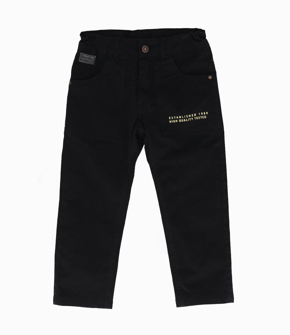 Pantalón niño básico 2 años / Negro