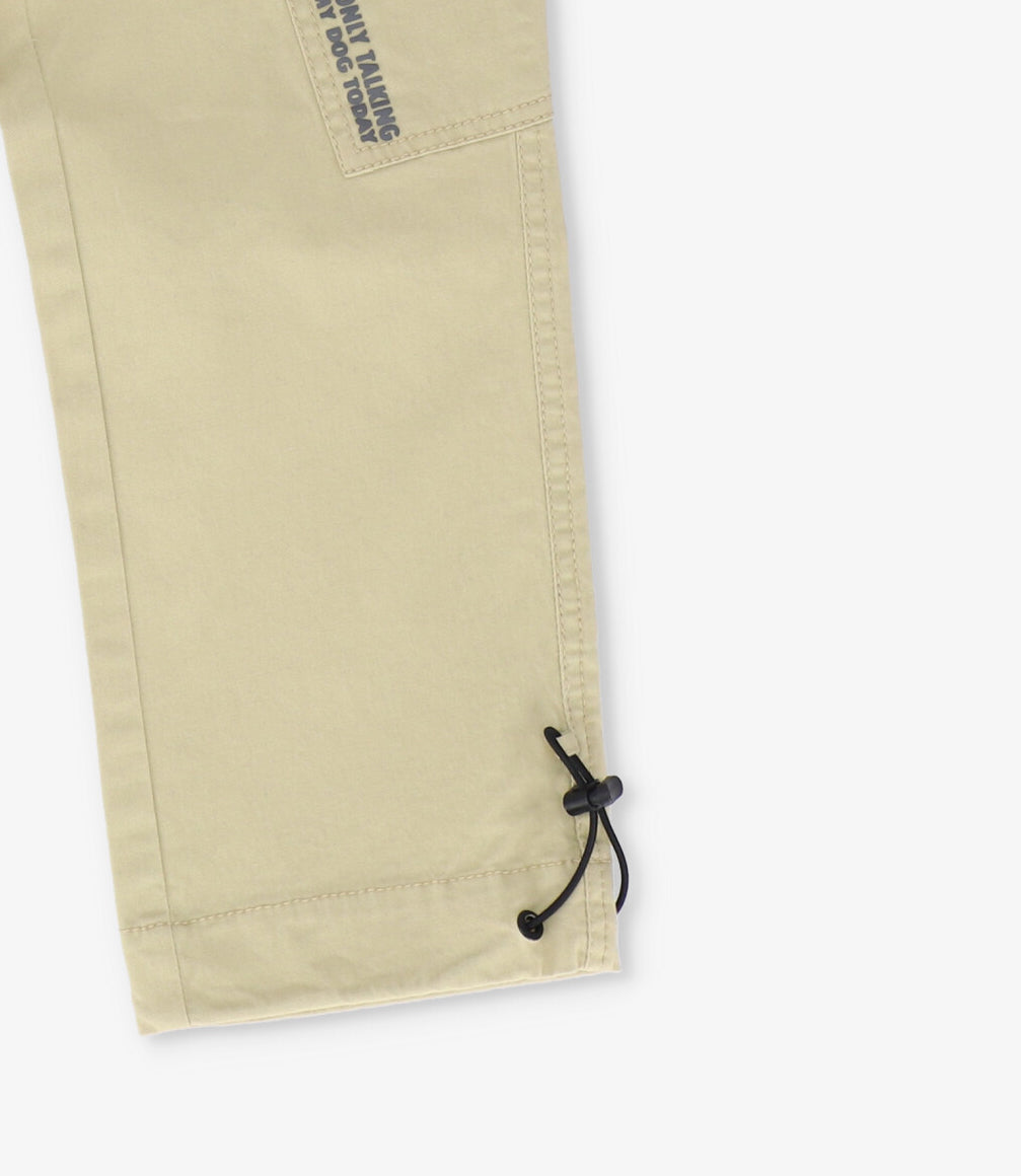 Pantalón niño jogger 2 años / Beige