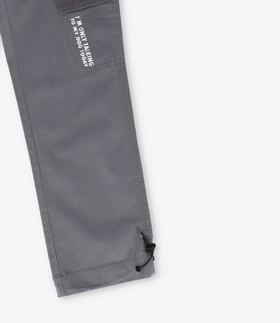 Pantalón niño jogger 2 años / Gris