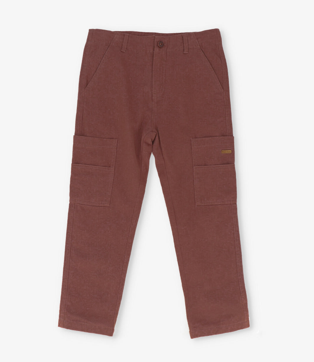 Pantalón niño cargo 2 años / Café
