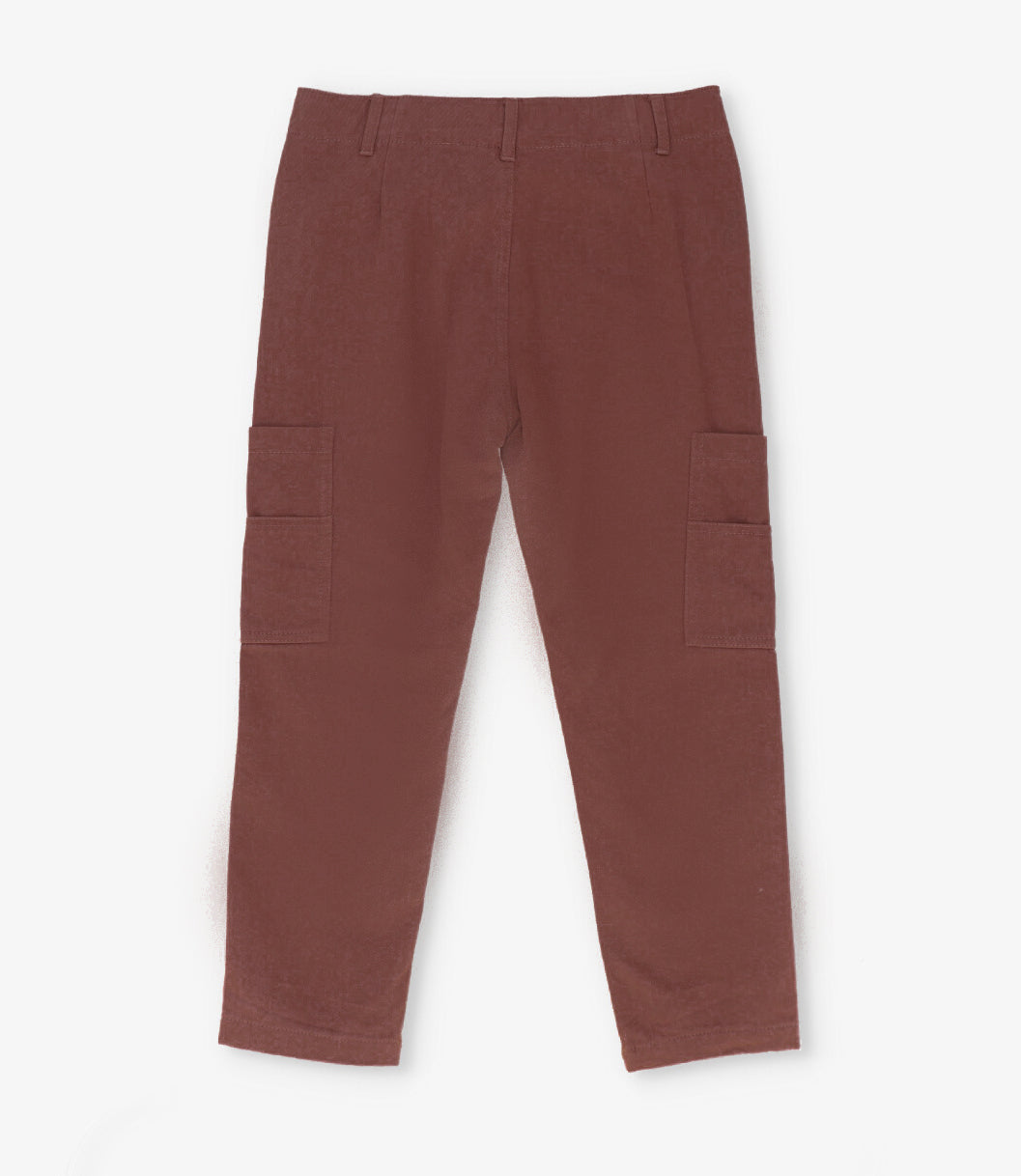 Pantalón niño cargo 2 años / Café