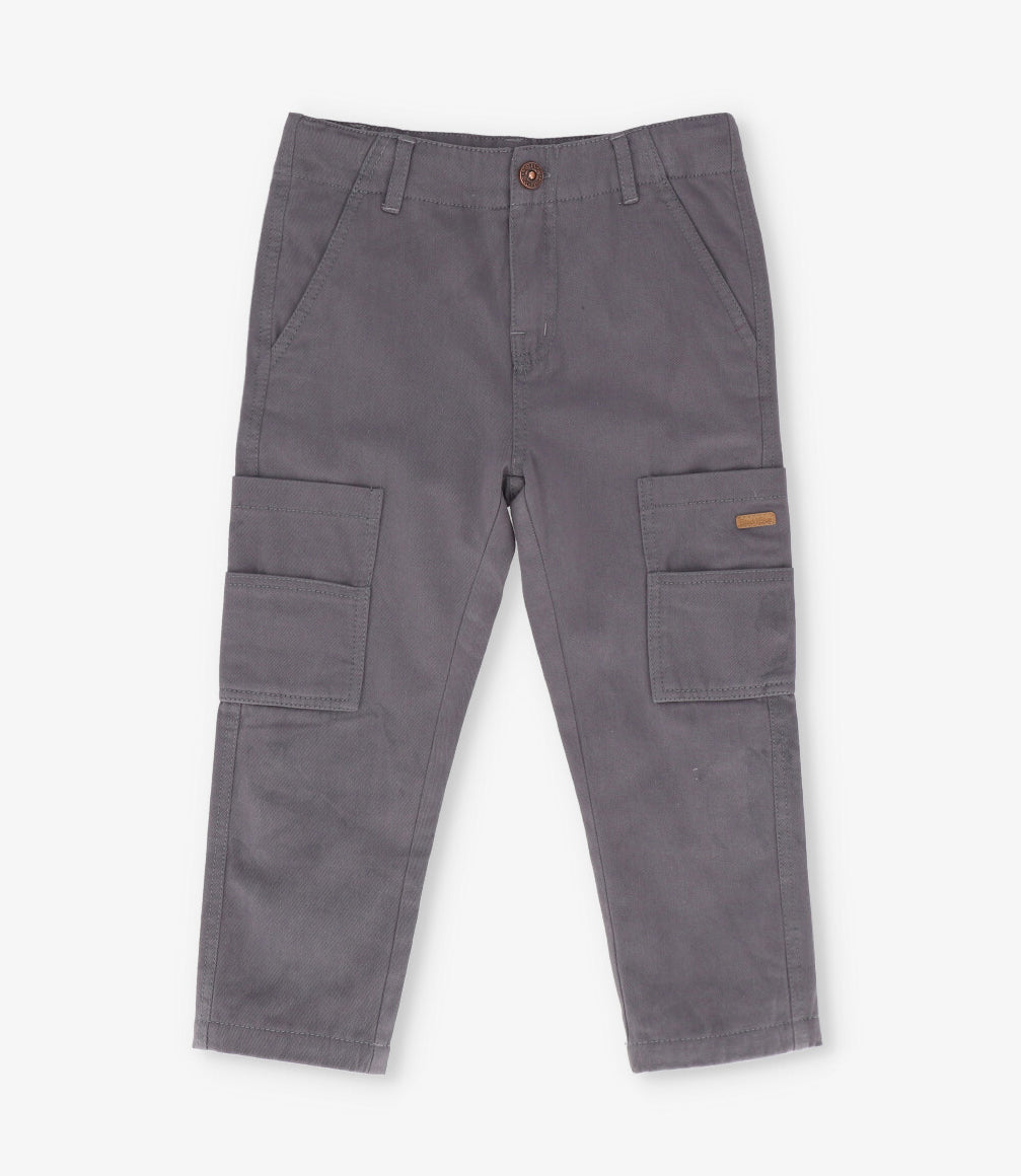Pantalón niño cargo 2 años / Gris