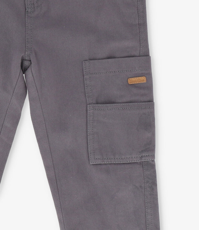 Pantalón niño cargo 2 años / Gris