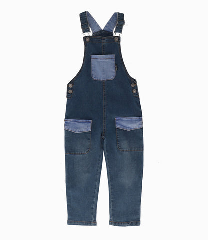 Jardinera niño denim