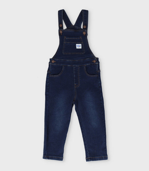 Jardinera niño denim 2 años / Azul Marino