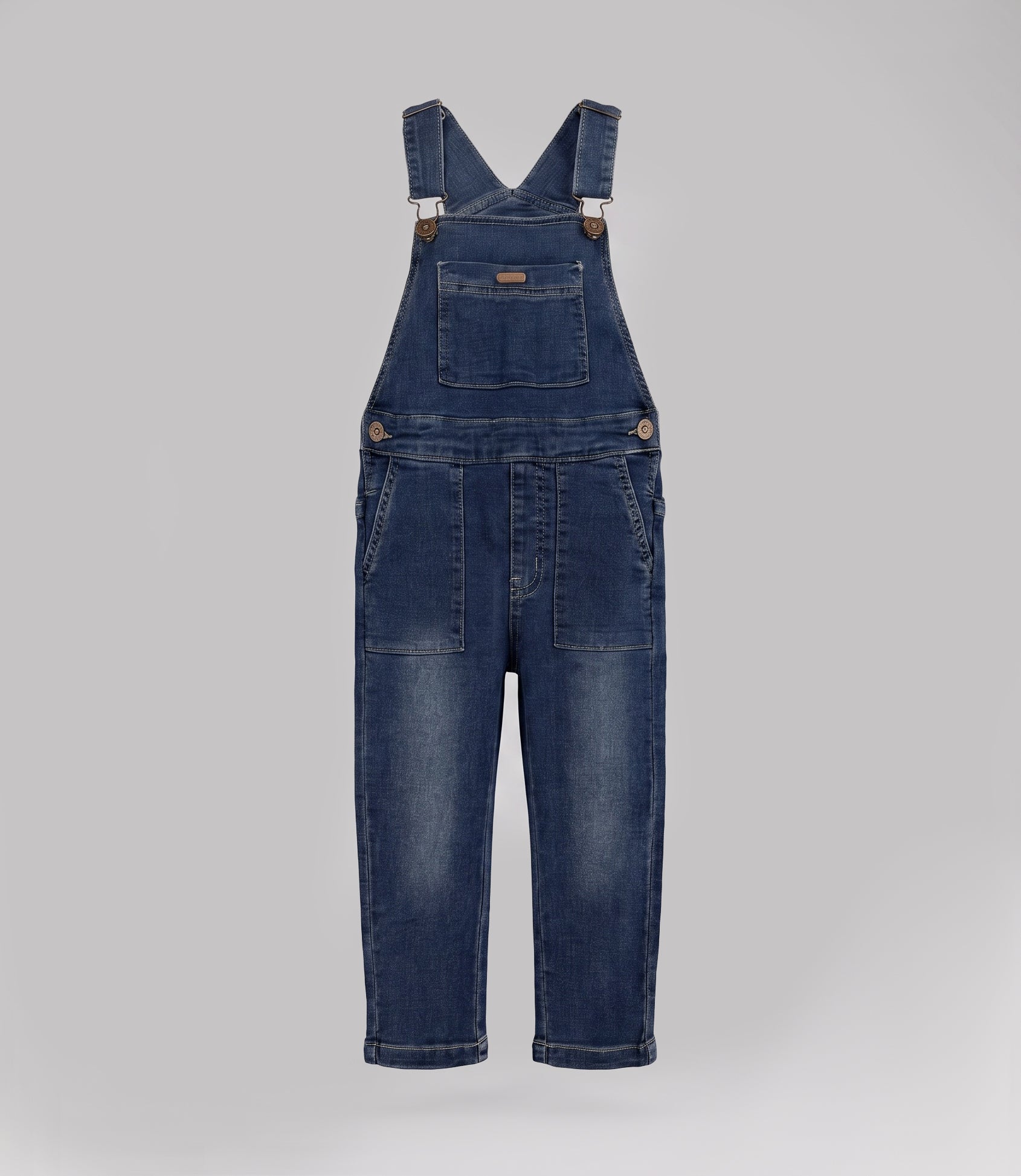 Jardinera niño denim 2 años / Celeste