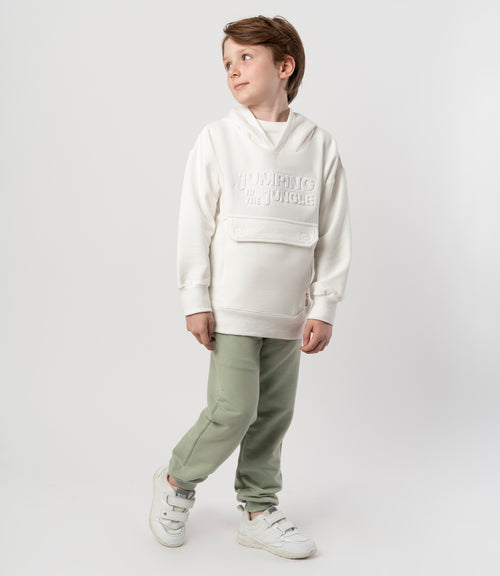 Buzo niño cargo 2 años / Blanco