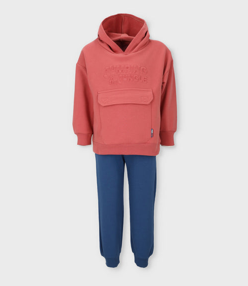 Buzo niño cargo 2 años / Café