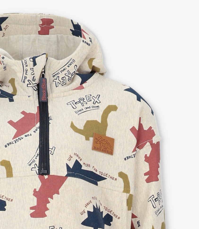 Buzo niño con dinosaurios 2 años / Crudo