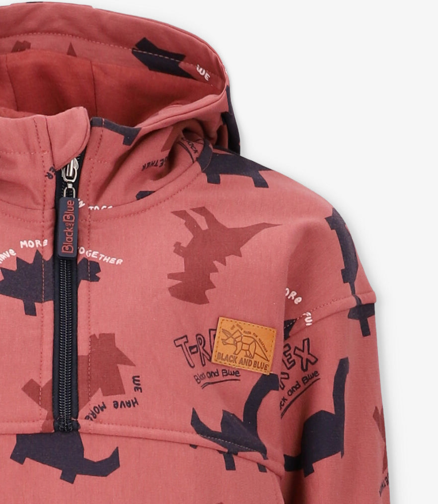 Buzo niño con dinosaurios 2 años / Café