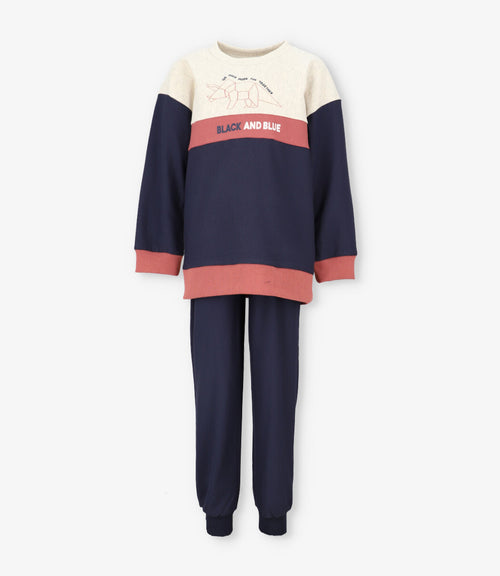 Buzo niño con dinosaurio 2 años / Crudo