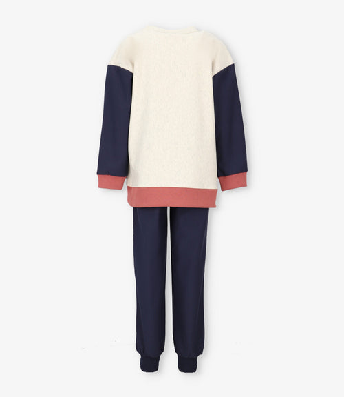 Buzo niño con dinosaurio 2 años / Crudo