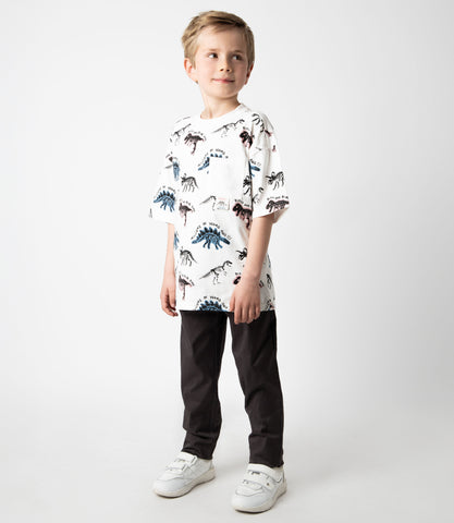 Conjunto niño con dinosaurios