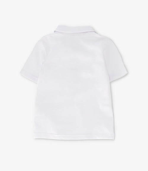 Conjunto niño de piqué 2 años / Blanco