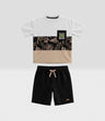 Conjunto niño color block