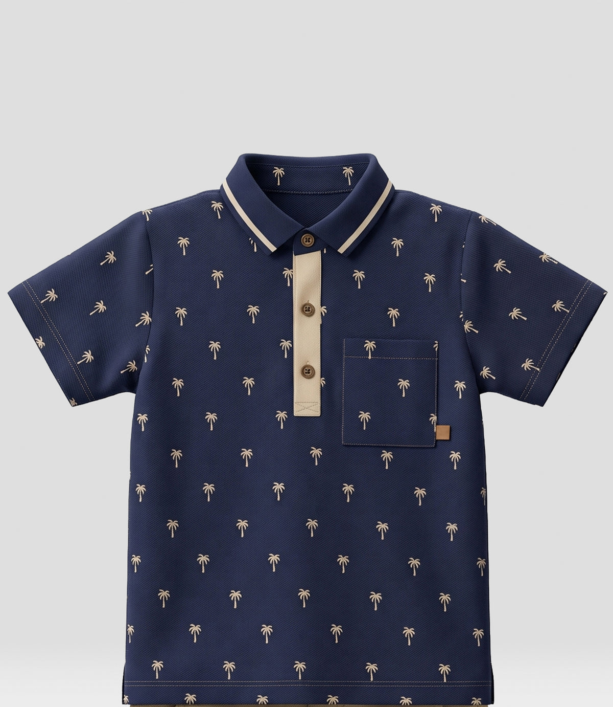 Conjunto niño polera polo suspensor 2 años / Azul Marino