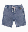 Bermuda Niño Efecto Lavado Denim