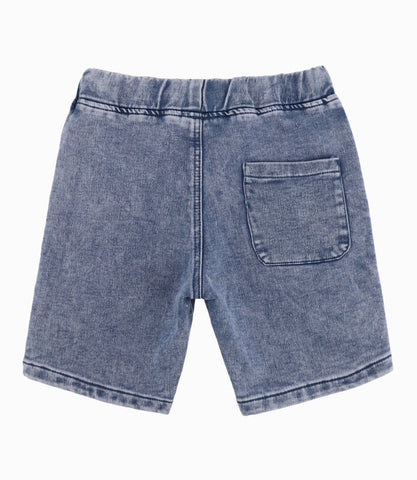 Bermuda Niño Efecto Lavado Denim