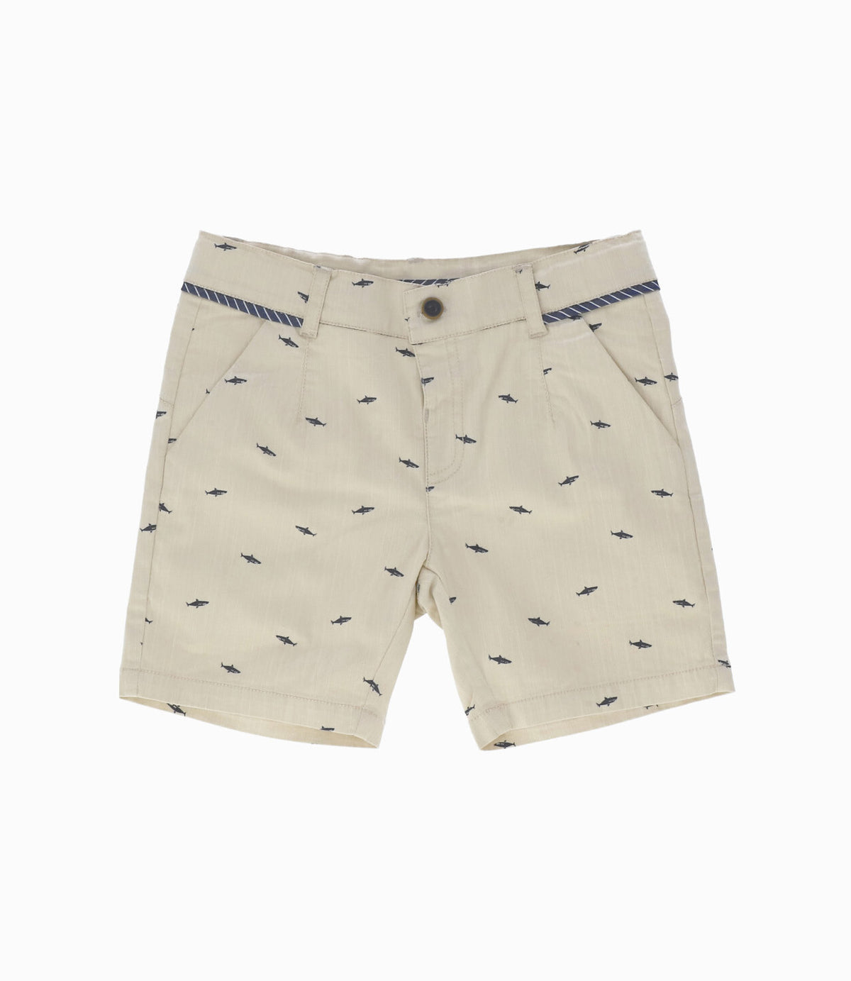 Bermuda niño con tiburones - 2 años / Beige