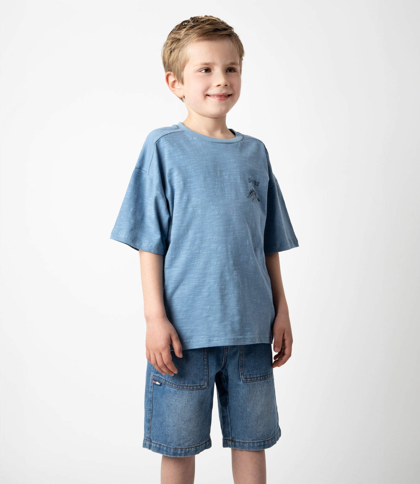 Bermuda niño denim 2 años / Celeste